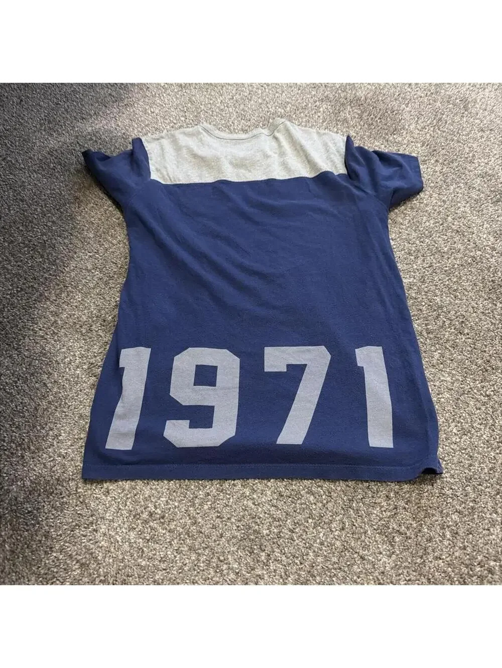 True Religion Men's Blue and Navy Shirt